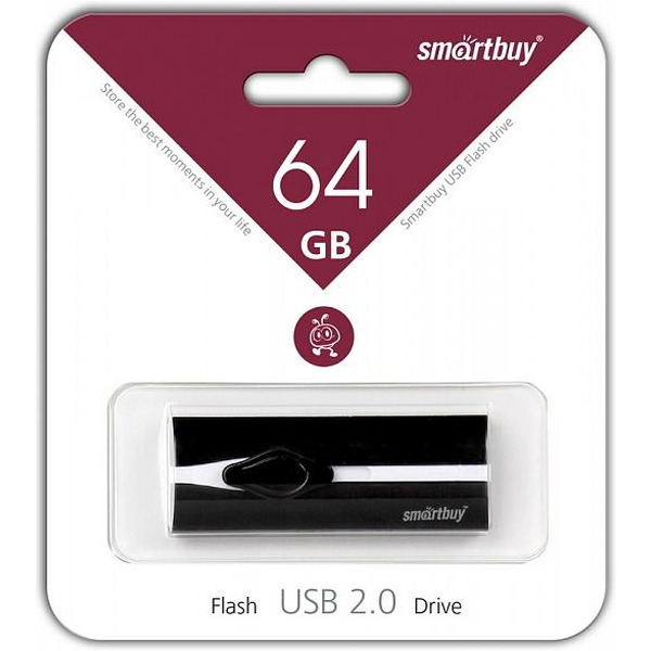 Флеш-накопитель SMARTBUY 64GB Comet Black SB64GBCMT-K