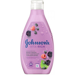 Гель для душа Johnson's Vita Rich с экстрактом малины 400мл