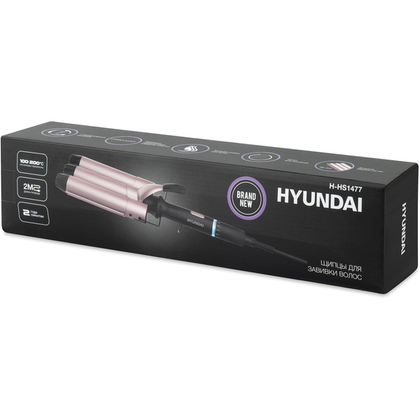 Щипцы Hyundai H-HS1477 (черный)
