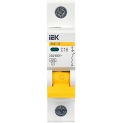 Выключатель автоматический IEK ВА 47-29 16А 1P 4.5кА С MVA20-1-016-C