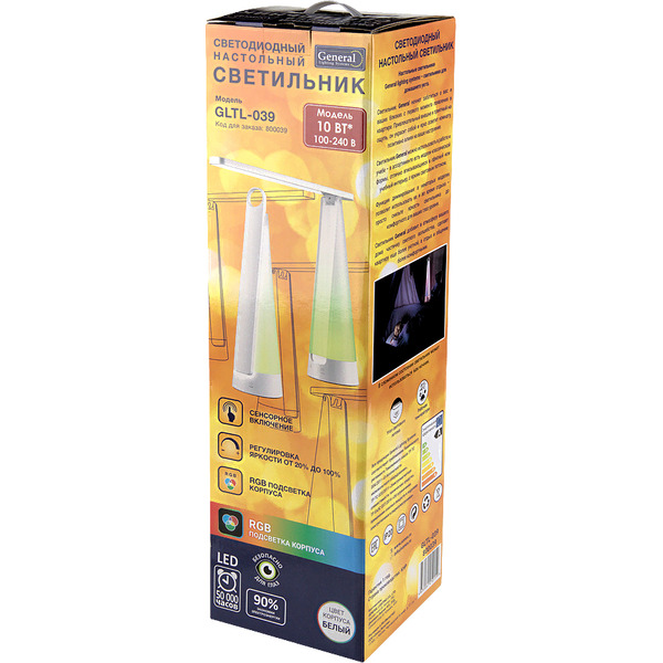 Настольная лампа General Lighting GLTL-039 10W 530Lm (1/8) 800039