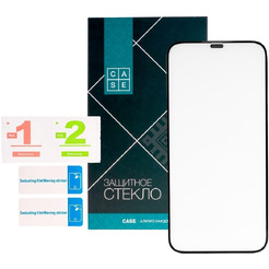 Защитное стекло CASE 3D Premium для Apple iPhone 12 Pro Max (черный)