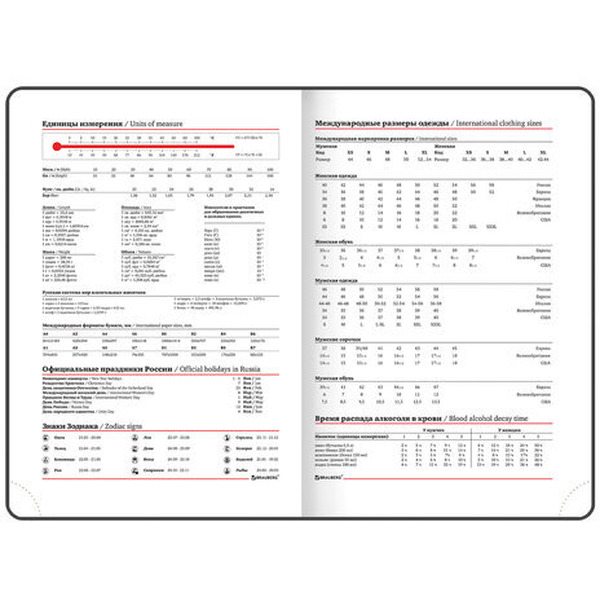 Ежедневник BRAUBERG недатированный Magnetic X 113281 (красный)