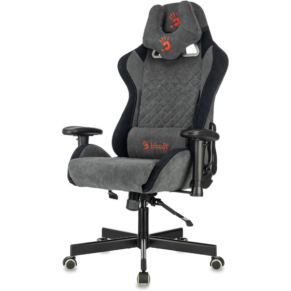Игровое кресло A4Tech Bloody GC-580 (серый/черный)