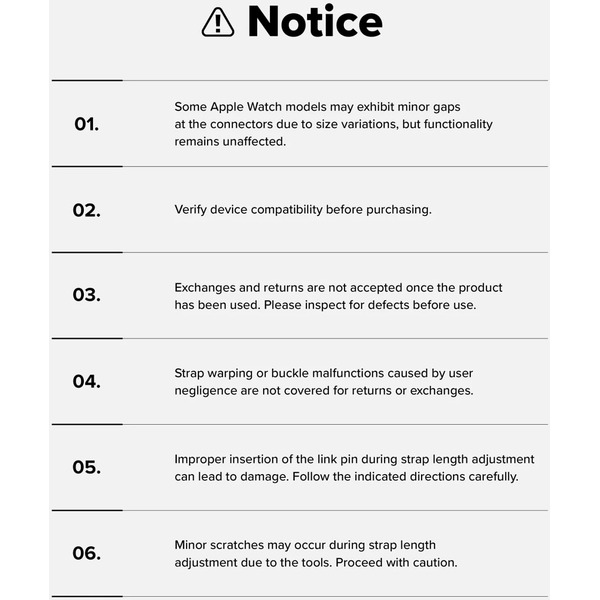 Ремешок RINGKE Metal One Air для Apple Watch 44 / 45 / 46 / 49 mm SILVER