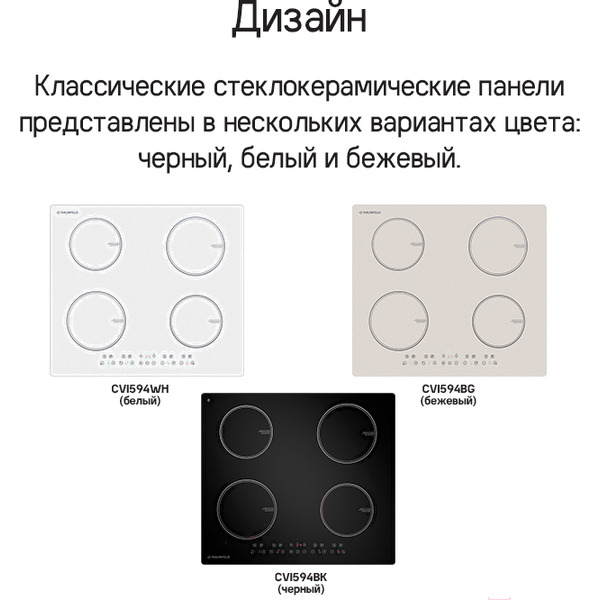 Варочная панель MAUNFELD CVI594BG