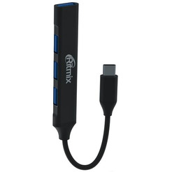 USB-хаб Ritmix CR-4401 Metal