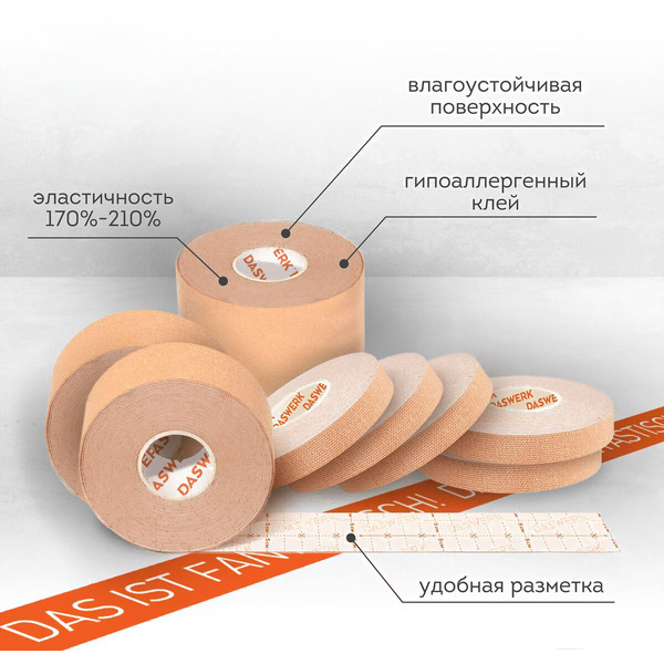 Набор кинезио тейпов Daswerk 680008
