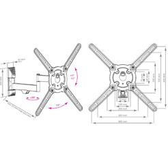 Кронштейн для телевизора Kromax ATLANTIS-15 (черный)