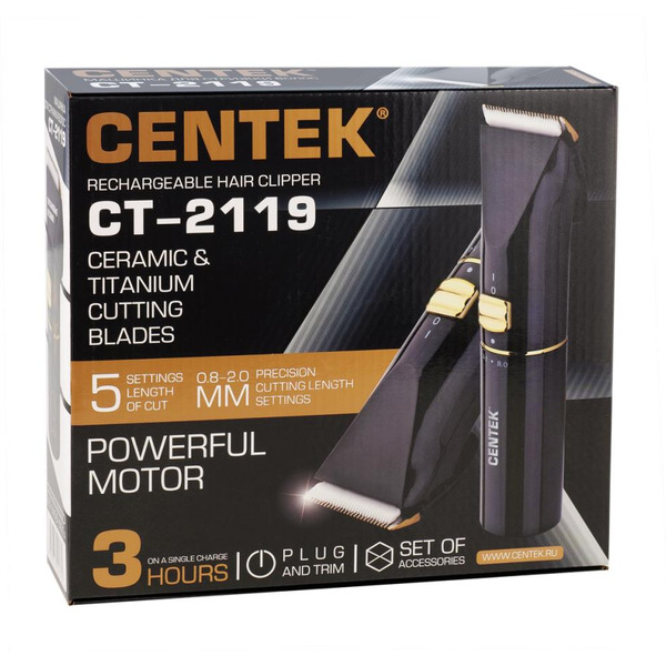 Машинка для стрижки Centek CT-2119