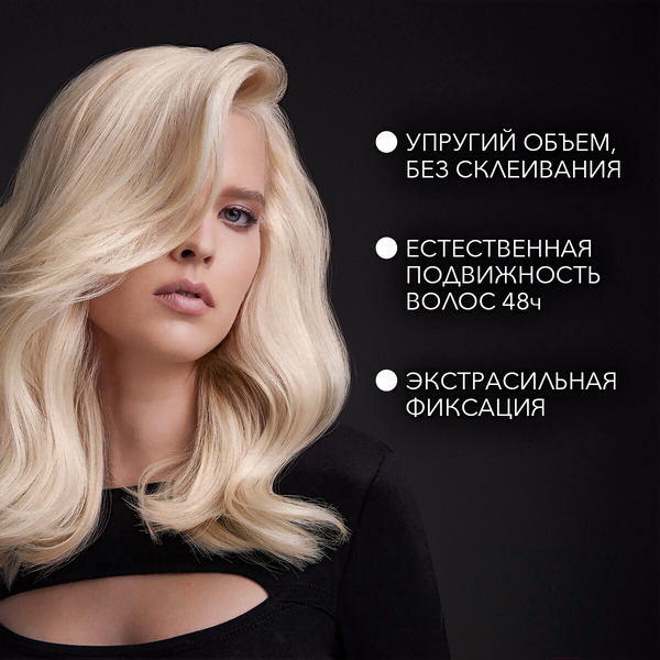 Лак для укладки волос Сьёсс Ultra Flex Упругий объем экстрасильная фиксация, 400 мл