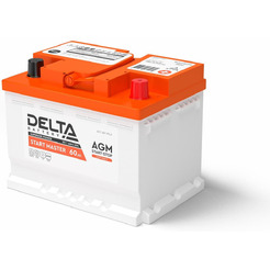Автомобильный аккумулятор DELTA START MASTER 60 Ah AGM
