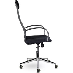 Кресло офисное UTFC Соло хром SoloСН Ср S-0401 (черный)