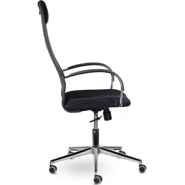 Кресло офисное UTFC Соло хром SoloСН Ср S-0401 (черный)
