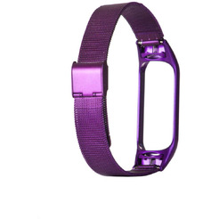 Ремешок Bingo Stainless Grid для Xiaomi Mi Band 3/4 Фиолетовый