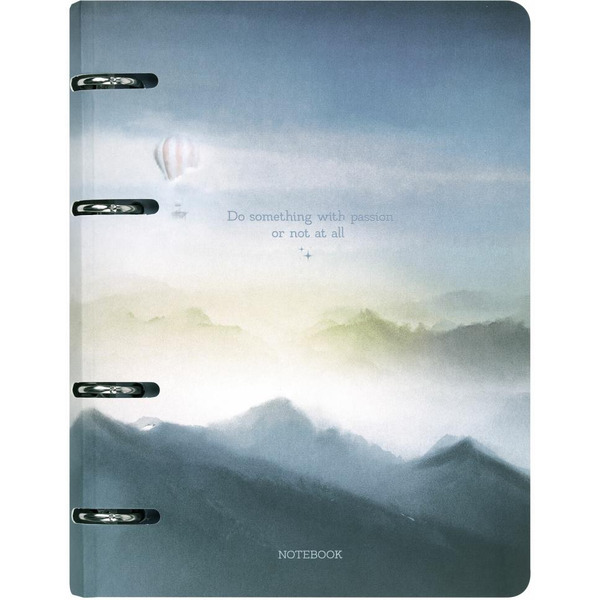 Тетрадь BRAUBERG 404724 на кольцах А5 160х212мм, 120л, картон,матовая ламинация, клетка