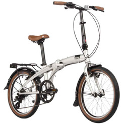 Велосипед Novatrack Town alloy 8 V 2024 20AFV.TOWN.CP4 (серебристый)