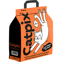 Наполнитель для туалета Catpix Растительный Натуральный (2.15кг/5л)