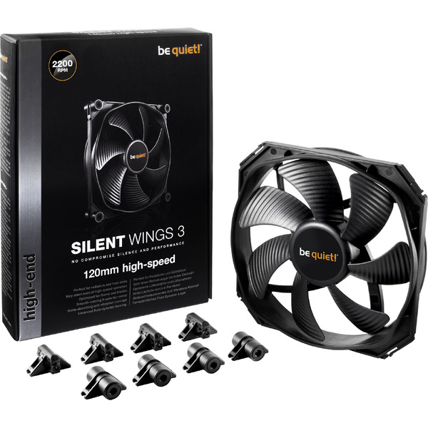 Кулер для корпуса be quiet! Silent Wings 3 120mm High-Speed (BL068)