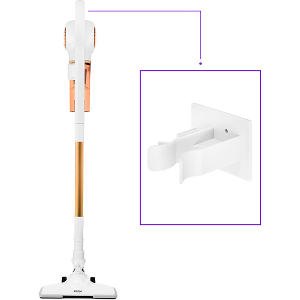 Пылесос KITFORT КТ-5105-3 (белый/оранжевый)