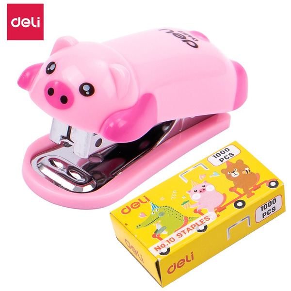 Степлер DELI 0452PIG