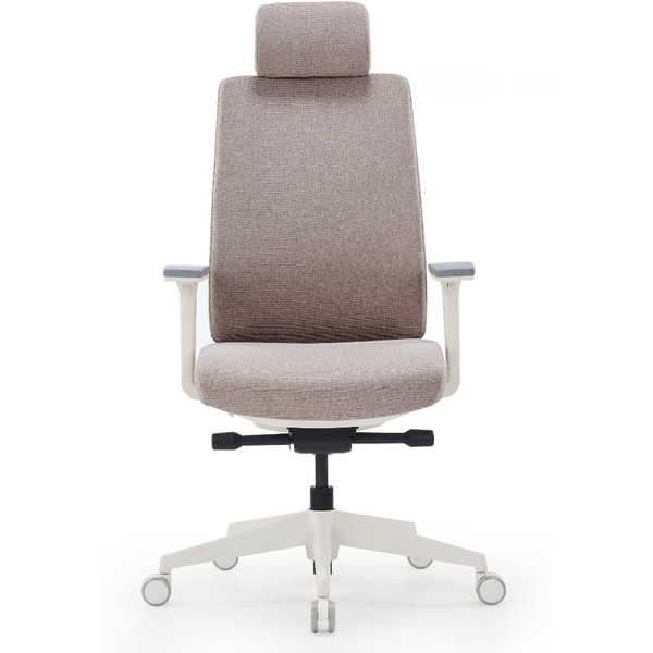 Кресло компьютерное SitZone CH-K55A-BS ткань, бежевый, крестов. пластик