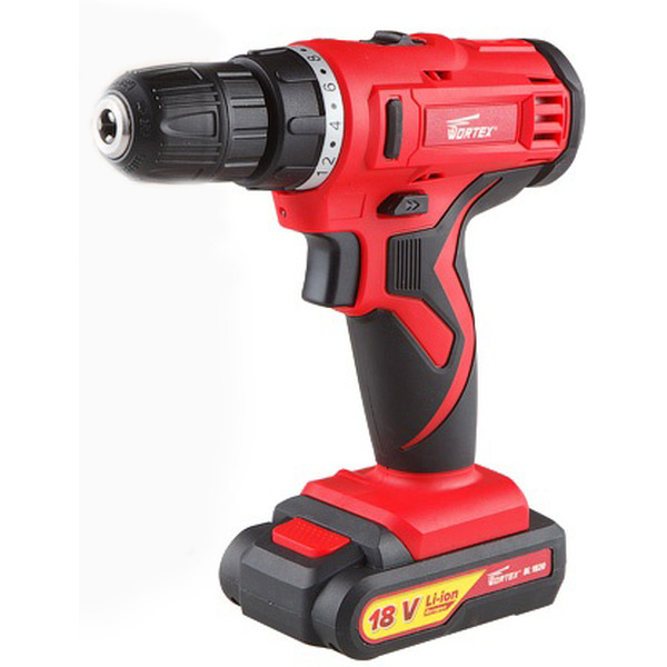 Аккумуляторная дрель-шуруповерт WORTEX BD 1825 DLi (BD1825DLi0006)