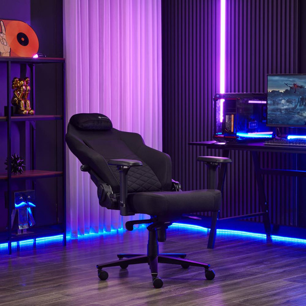 Игровое кресло EVOLUTION TITAN FABRIC Black