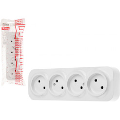 Розетка Leiden Electric Bailly 806010 (белый)