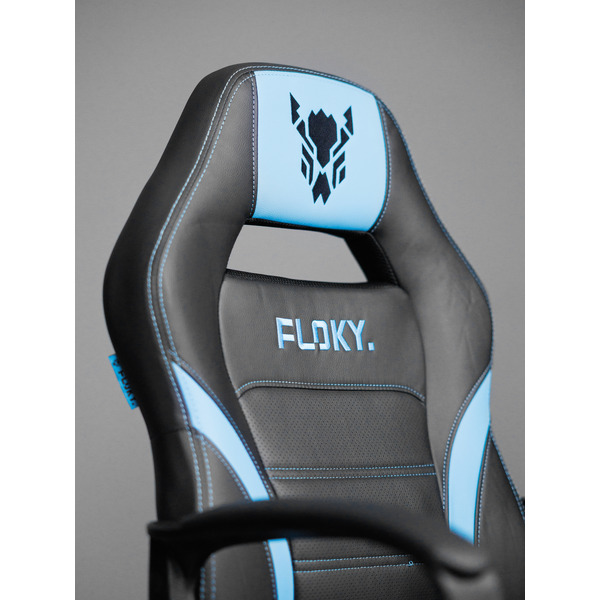 Кресло компьютерное FLOKY VIBE Aqua-Black