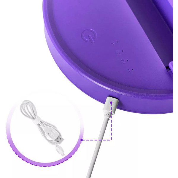 Беспроводной вентилятор Kitfort КТ-412-1 (фиолетовый)