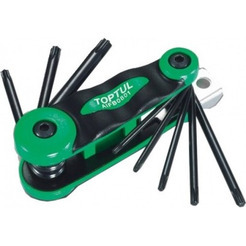Набор ключей TOPTUL Torx T9-Т40 AIFB0801 (8шт)