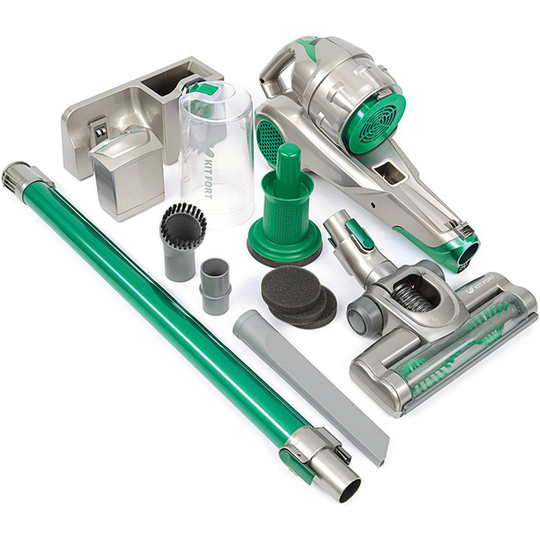 Пылесос KITFORT КТ-517-3 серо-зеленый