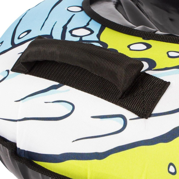 Тюбинг-ватрушка Snowstorm BZ-100 Wave / W112880 (100см, голубой/черный)