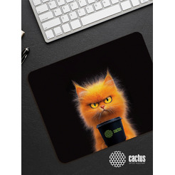Коврик для мыши CACTUS Red Cat CS-MPC-P11XS
