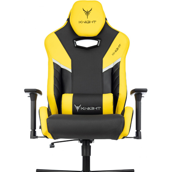 Кресло игровое Бюрократ Knight Thunder 5X (черный/желтый)