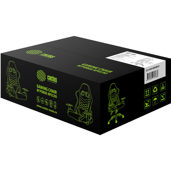 Кресло CACTUS CS-CHR-0099BLR (черный/красный)