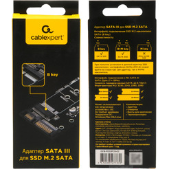 Адаптер для подключения M.2 накопителей Cablexpert EE18-M2S3PCB-02