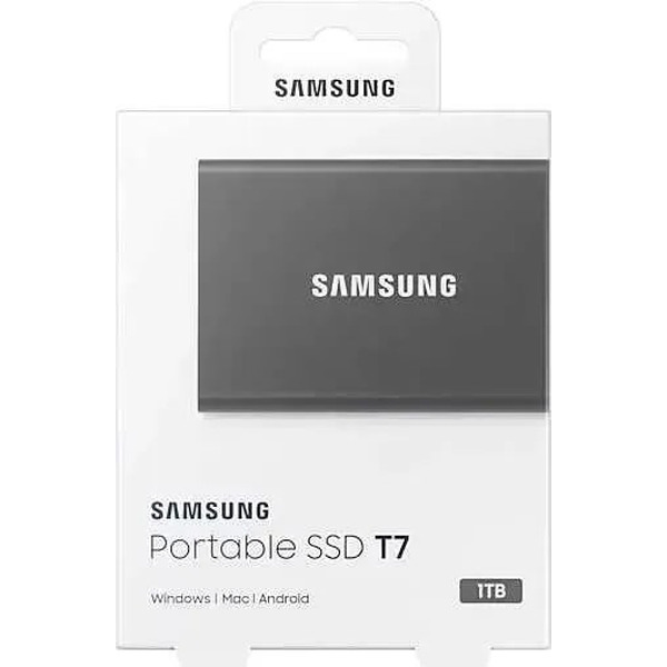 Внешний накопитель Samsung T7 2TB (серый)