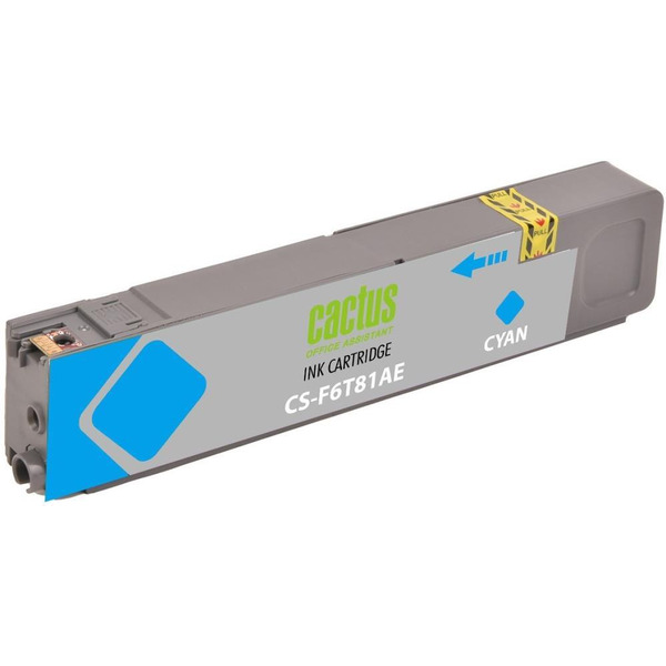 Картридж струйный Cactus CS-F6T81AE 973XL (голубой)