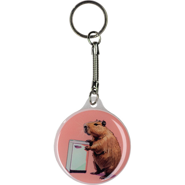 Брелок сувенирный "Дай пять Добру" Капибара с холодильником