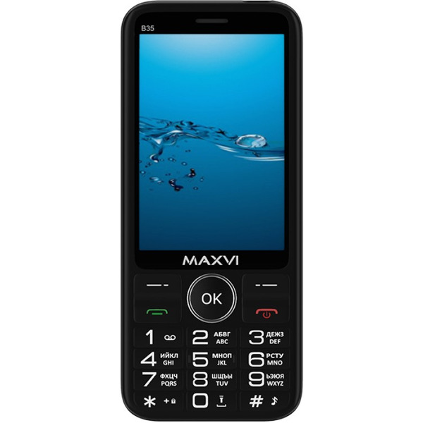 Мобильный телефон Maxvi B35 (черный)