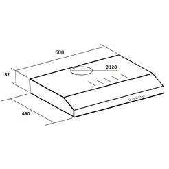 Кухонная вытяжка Schtoff C1-T600 WH