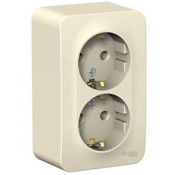 Розетка двойная Systeme Electric BLANCA BLNRA010212