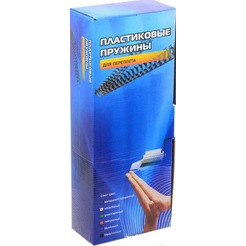 Пластиковые пружины Office Kit 19мм / BP2145 (100шт, прозрачный)