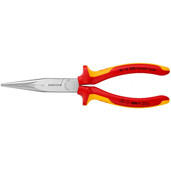 Длинногубцы с режущими кромками Knipex 26 16 200