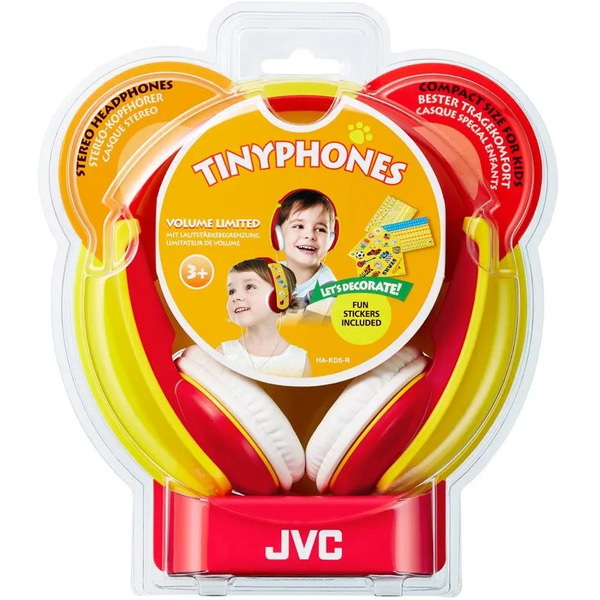 Детские наушники JVC HA-KD5-R-EF