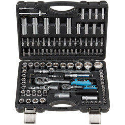 Набор торцевых головок и бит ТРЕК TR15108 (108 предметов)