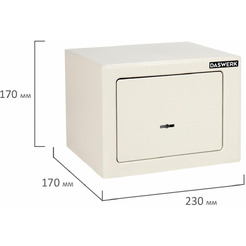 Сейф мебельный DASWERK SC-170KL (291339)