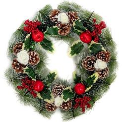 Рождественский венок Ausini VT19-20425